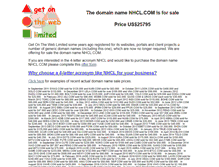 Tablet Screenshot of nhcl.com